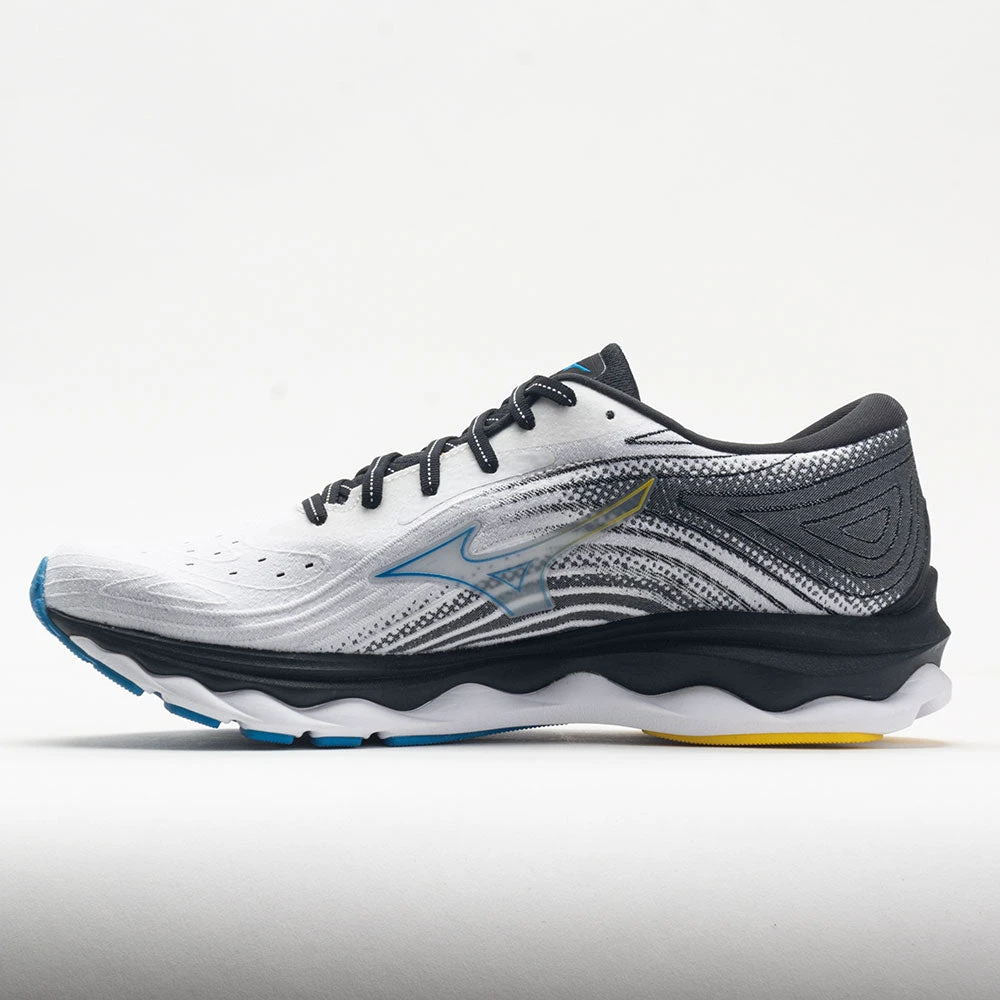 Mizuno Wave Sky 6 Men's White/Cyber Yellow 2 Mizuno Wave Sky 6 Men's White/Cyber Yellow - Image 2