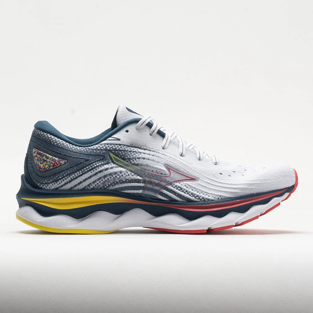 Mizuno Wave Sky 6 Women's White/Hibiscus