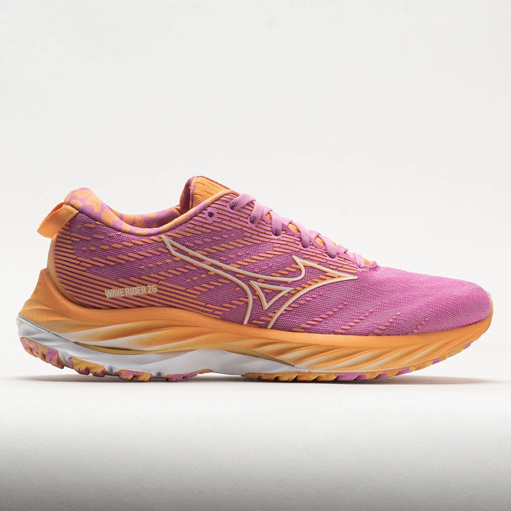 Mizuno Wave Rider 26 Roxy Women's Cyclamen/White 1 Mizuno Wave Rider 26 Roxy Women's Cyclamen/White