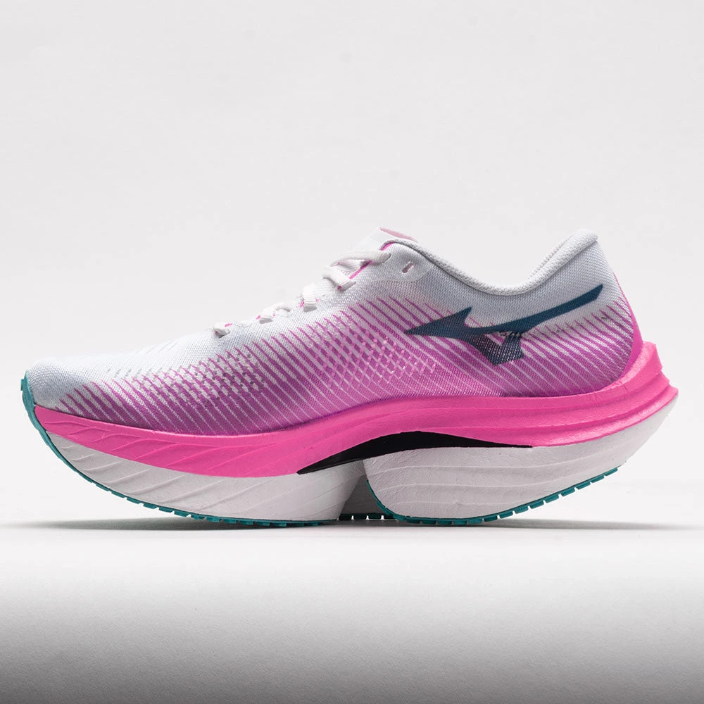 Mizuno Wave Rebellion Pro Women's White/Silver 2 Mizuno Wave Rebellion Pro Women's White/Silver - Image 2