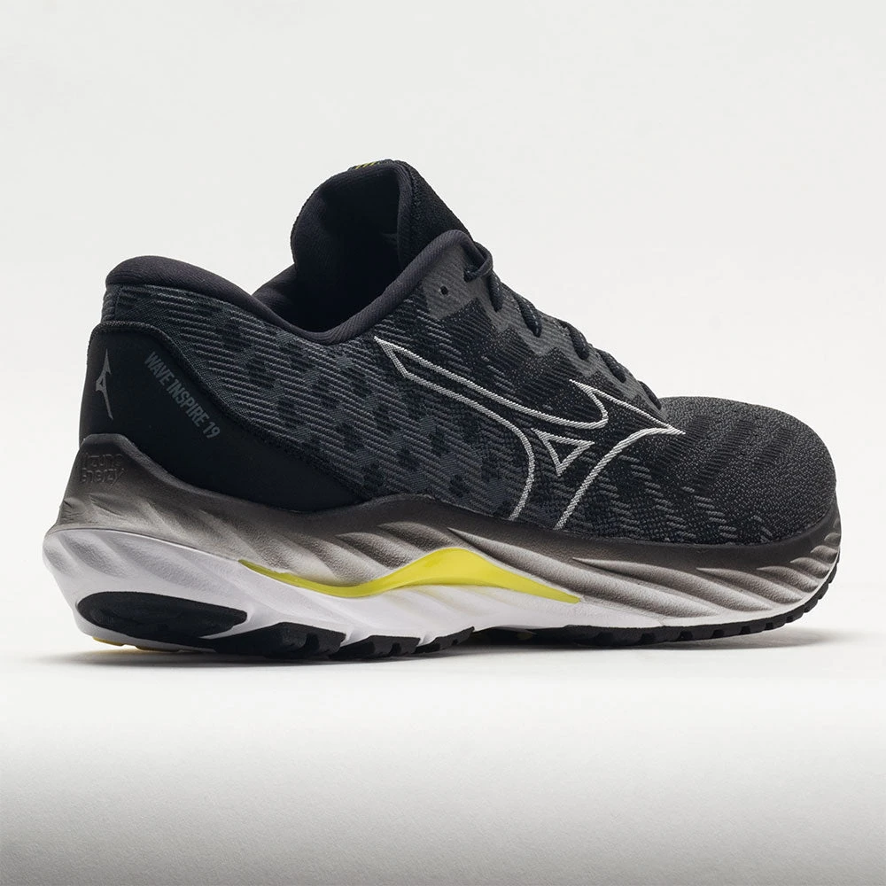 Mizuno Wave Inspire 19 Knit Men's Black/Nimbus Cloud 6 Mizuno Wave Inspire 19 Knit Men's Black/Nimbus Cloud - Image 6