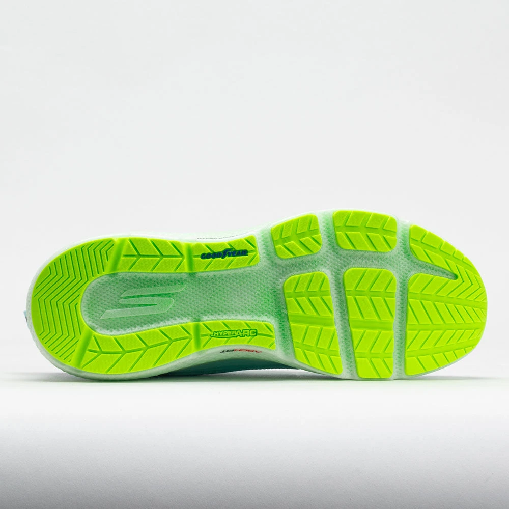 Skechers GoRun Max Road 6 Women's Blue/Lime 4 Skechers GoRun Max Road 6 Women's Blue/Lime - Image 4