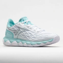 Mizuno Wave Enforce Tour AC Women's White/Tanager Turquoise 10 Mizuno Wave Enforce Tour AC Women's White/Tanager Turquoise -Sneaker Store 117145 5