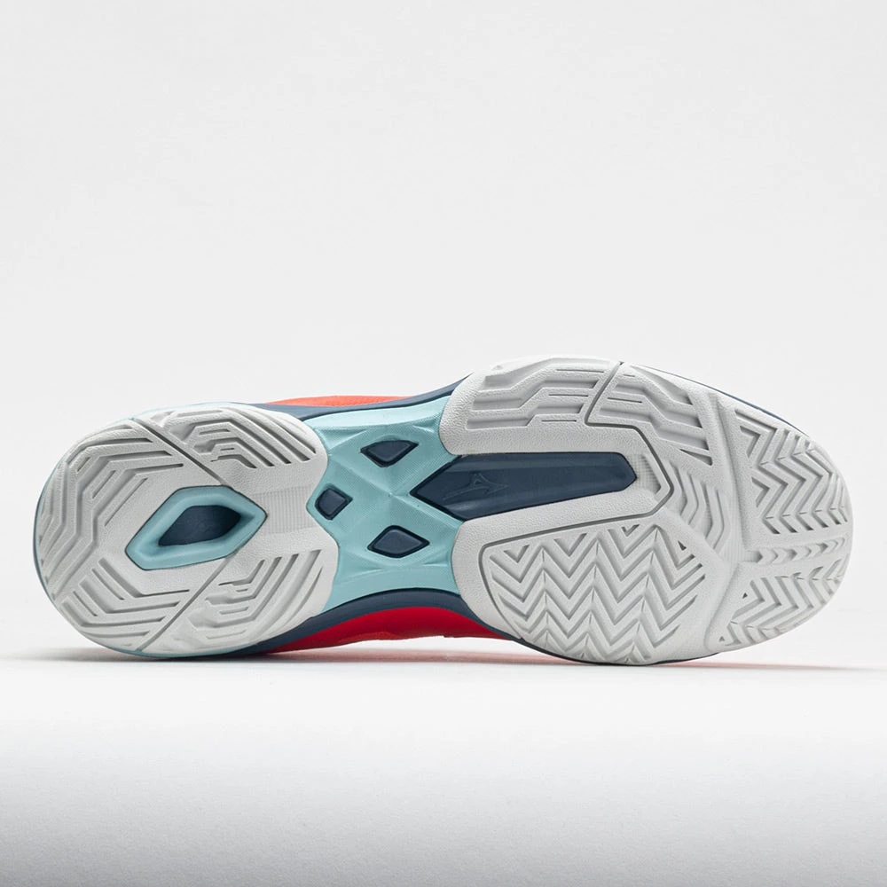 Mizuno Wave Exceed Light AC Women's Fiery Coral/White 4 Mizuno Wave Exceed Light AC Women's Fiery Coral/White - Image 4