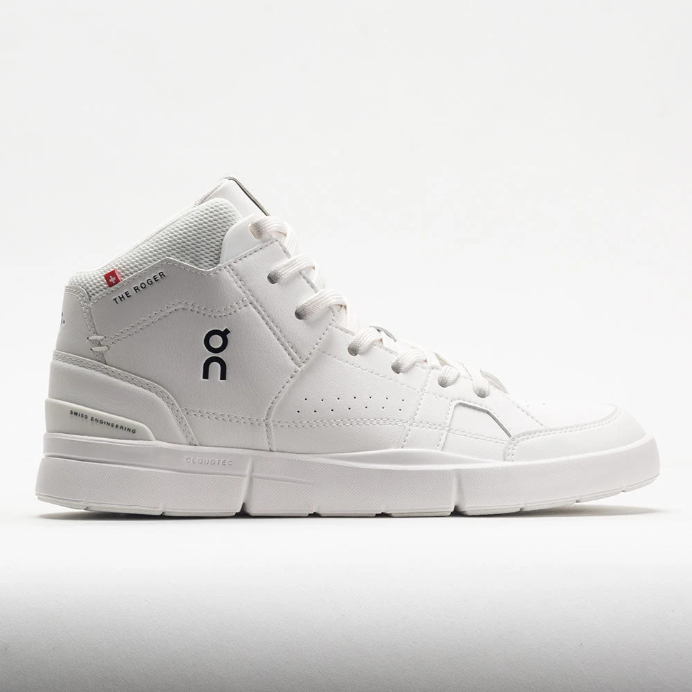 On Running On The Roger Clubhouse Mid Women's All White 1 On Running On The Roger Clubhouse Mid Women's All White