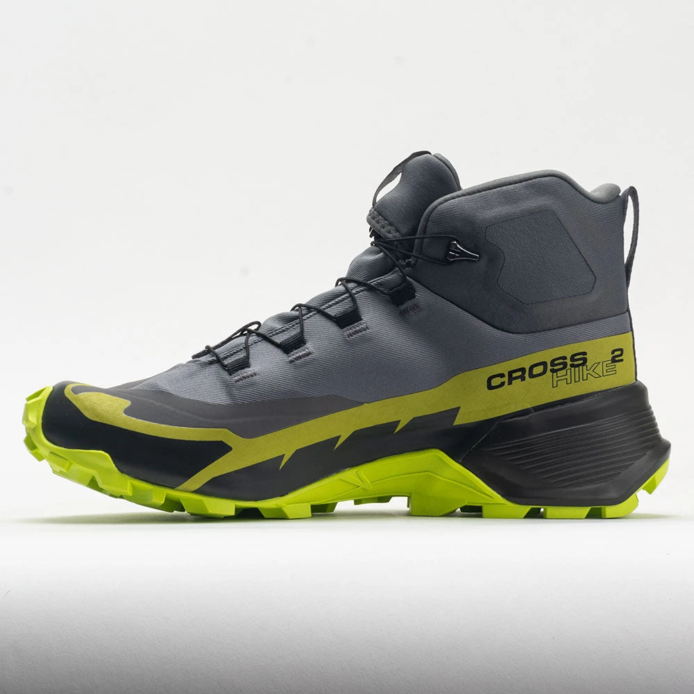Salomon Cross Hike 2 Mid GTX Men's Quiet Shade/Acid Lime 2 Salomon Cross Hike 2 Mid GTX Men's Quiet Shade/Acid Lime - Image 2